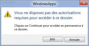 Un délire windowsien, c'est quand on vous annonce que sur votre prorpe ordi, où vous devriez réger en maître absolu et dieu tout-puissant, en fait, non.