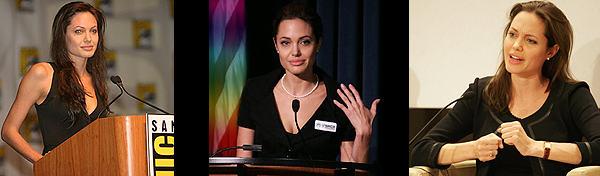 Angelina Jolie bannière Angie's Rainbow citations