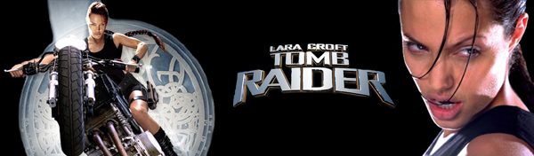 Angelina Jolie bannière Angie's Rainbow Lara Croft Tomb Raider