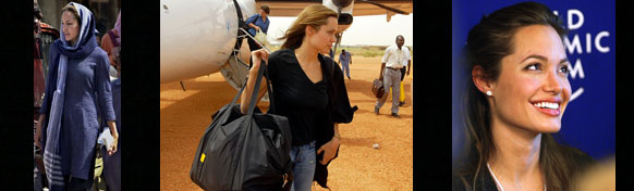 Angelina Jolie banner Angie's Rainbow UNHCR