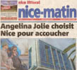 Nice Matin - Angelina Jolie choisit Nice pour accoucher