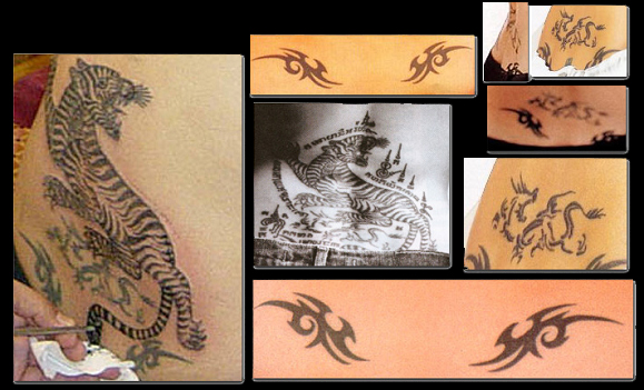 Angelina Jolie tatouages dos