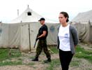 UNHCR - Angelina Jolie en Tchétchénie