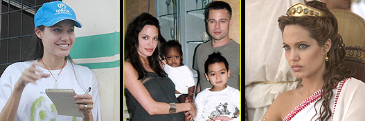 Angelina Jolie banner Angie's Rainbow biography