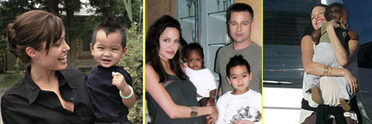 Angelina Jolie banner Angie's Rainbow family