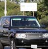 Angelina Jolie in Range Rover at Malibu