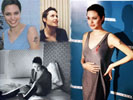 Angelina Jolie short hair by Maggie