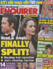 National Enquirer - Brad and Angie finally split