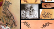 Angelina Jolie tatouages dos