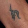 Angelina Jolie tattoo H